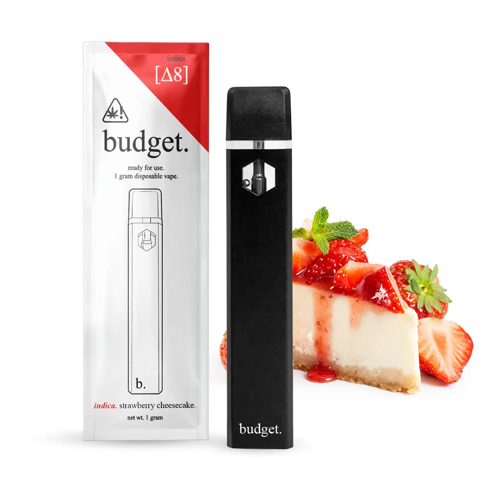 Delta 8 Vape Pen | Strawberry Cheesecake (Indica) | 1g Disposable Vape Delta 8 Vape Pen | Strawberry Cheesecake (Indica) | 1g Disposable Vape