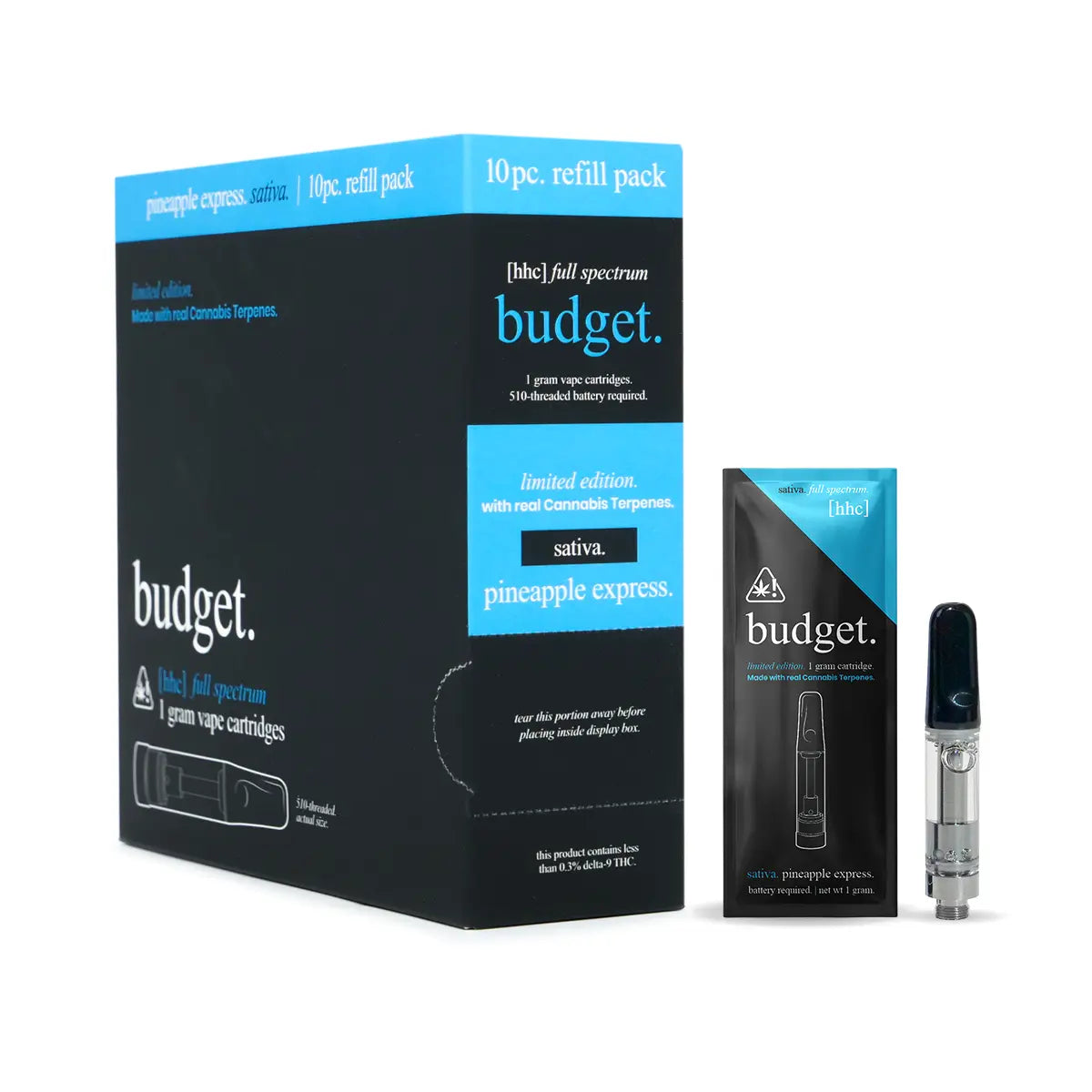 HHC Full Spec Vape Carts - Pineapple Express - Sativa - Best HHC Vape Carts