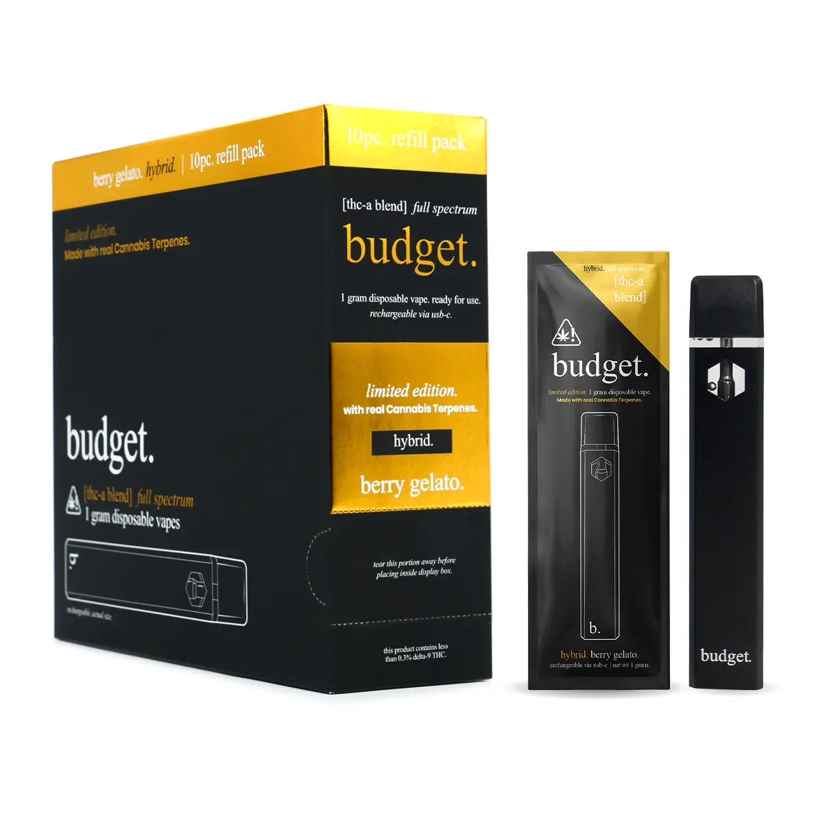 THC-A Full Spectrum Vape Pens - Best THC-A Indica Vape Pens