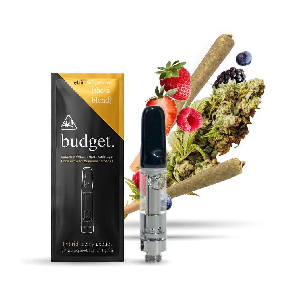 1 Gram THC-A Full Spectrum Vape Cartridge | Berry Gelato - Hybrid