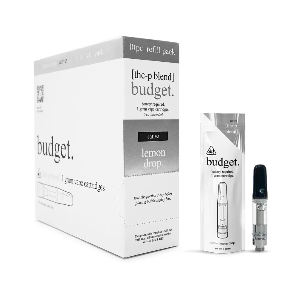 Lemon Drop THC-P vape carts - Budget Brand THC Cartridges 10 pack