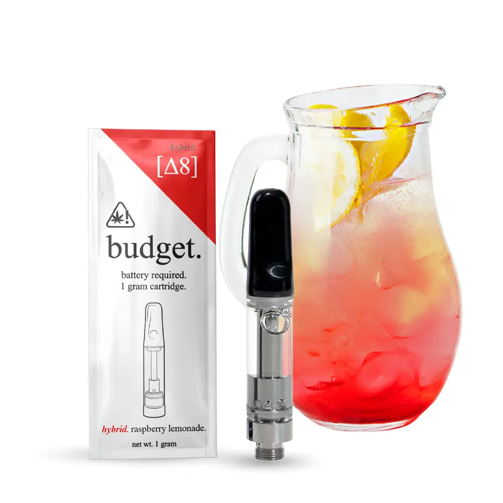 1 Gram Delta-8 THC Vape Cartridge | Raspberry Lemonade - Hybrid