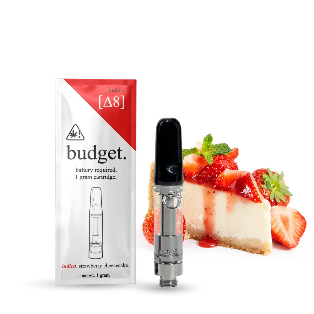 1 Gram Delta-8 THC Vape Cartridge | Strawberry Cheesecake - Indica
