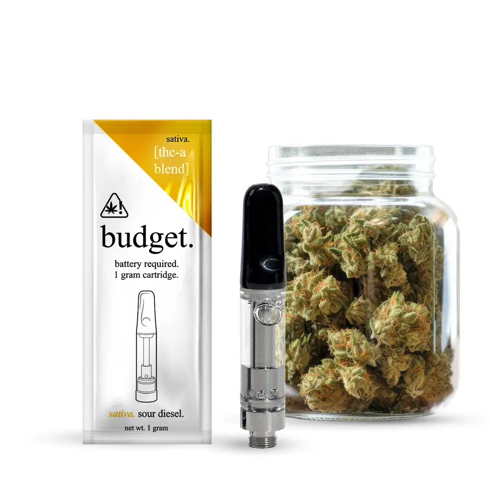 1 Gram THC-A Blend Vape Cartridge | Sour Diesel - Sativa