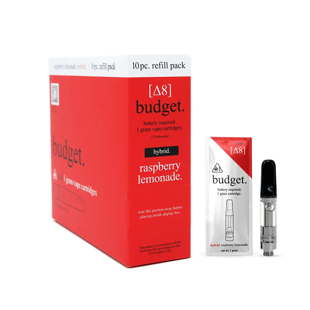 Delta-8 THC Vape Carts - Raspberry Lemonade - Best Delta-8 Vape Carts