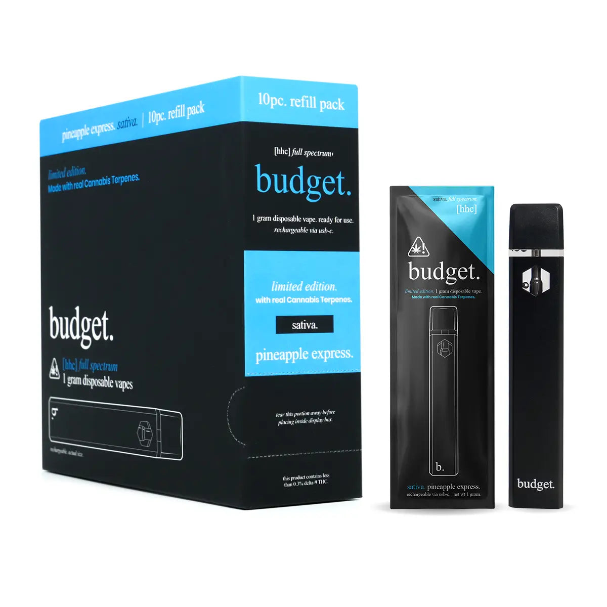 HHC Full Spec Vape Pens - Pineapple Express - Best Sativa HHC Vape Pens