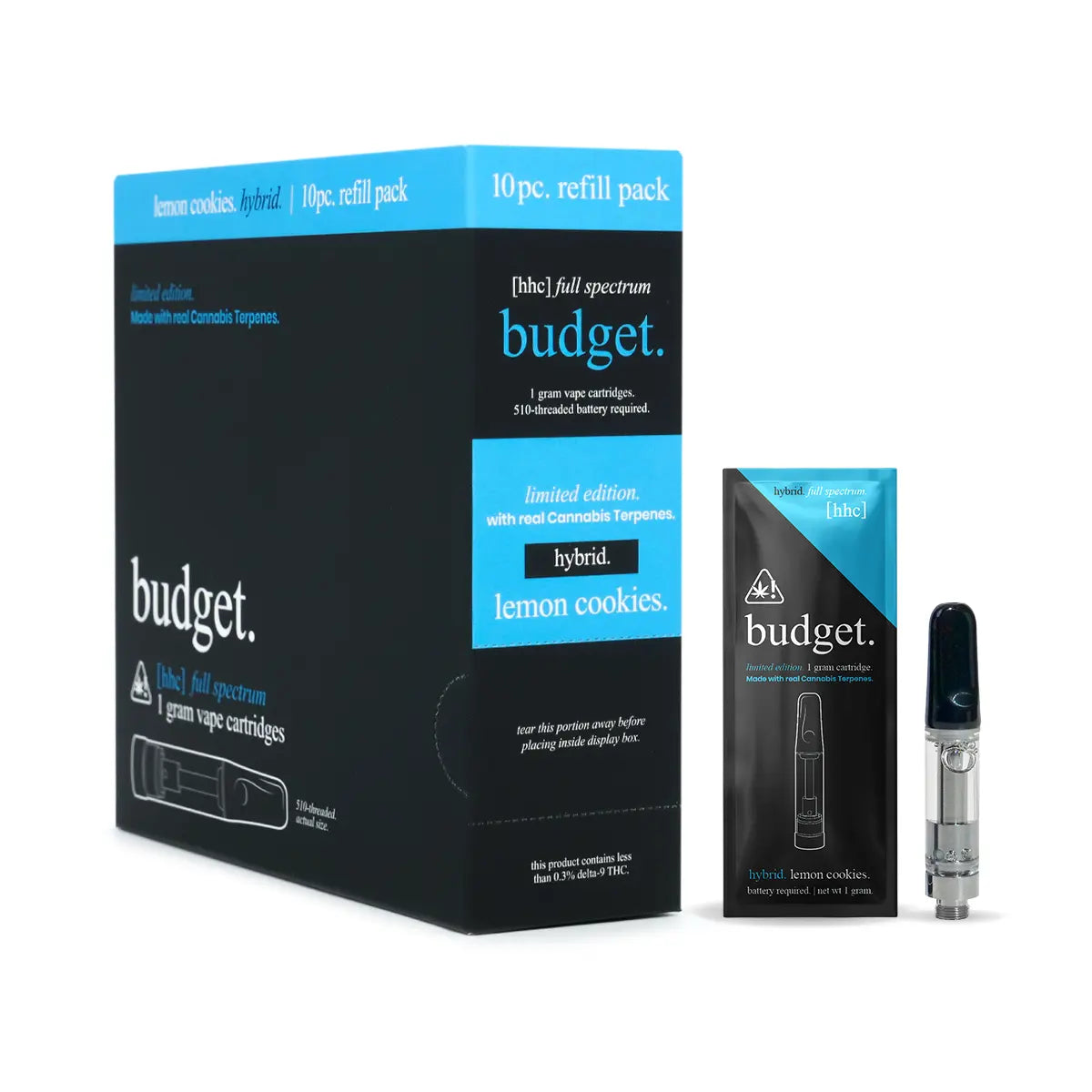 HHC Full Spectrum Vape Carts - Lemon Cookies - Best Hybrid Vape Carts