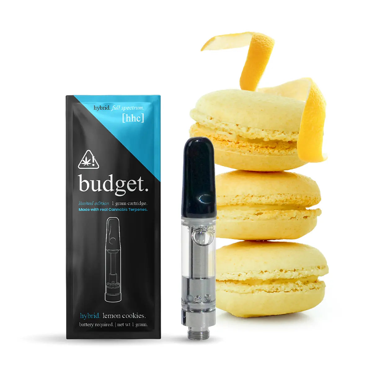 1 Gram HHC Full Spectrum Vape Cartridge | Lemon Cookies - Hybrid