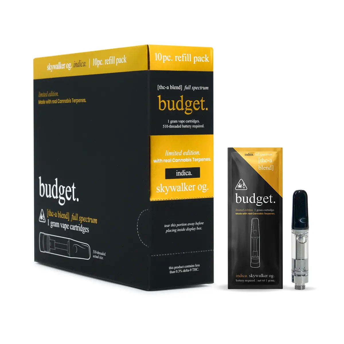 THC-A Full Spec Vape Carts - Best Indica THC-A Vape Carts