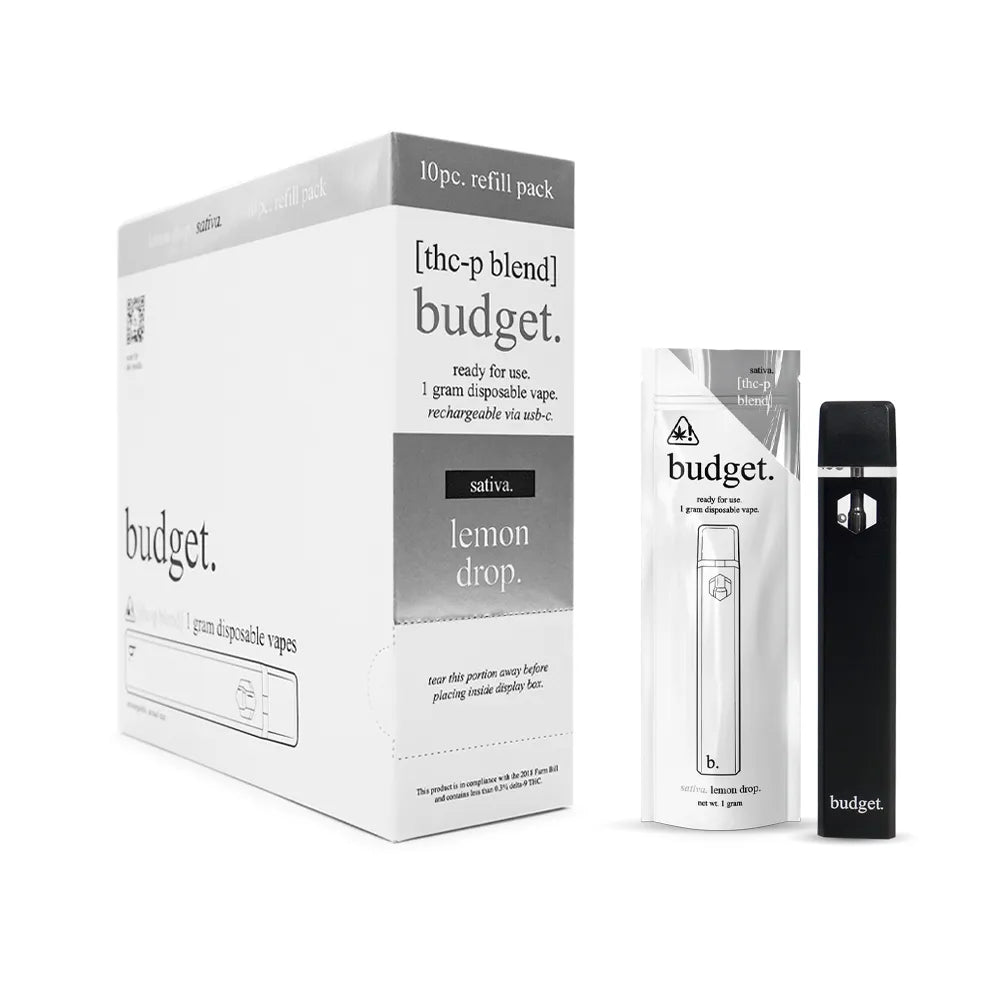 Lemon Drop THC-P vape pen - Budget Brand Disposable THC Vapes 10 Pack 