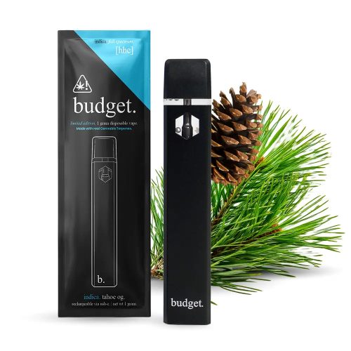 budget-brand-hhc-cannabis-terpenes-disposable-vape-tahoe-og-indica_3254fb78-56f1-487f-8c7c-aee3274f456a 1 Gram HHC Full Spectrum Vape Pen | Tahoe OG - Indica